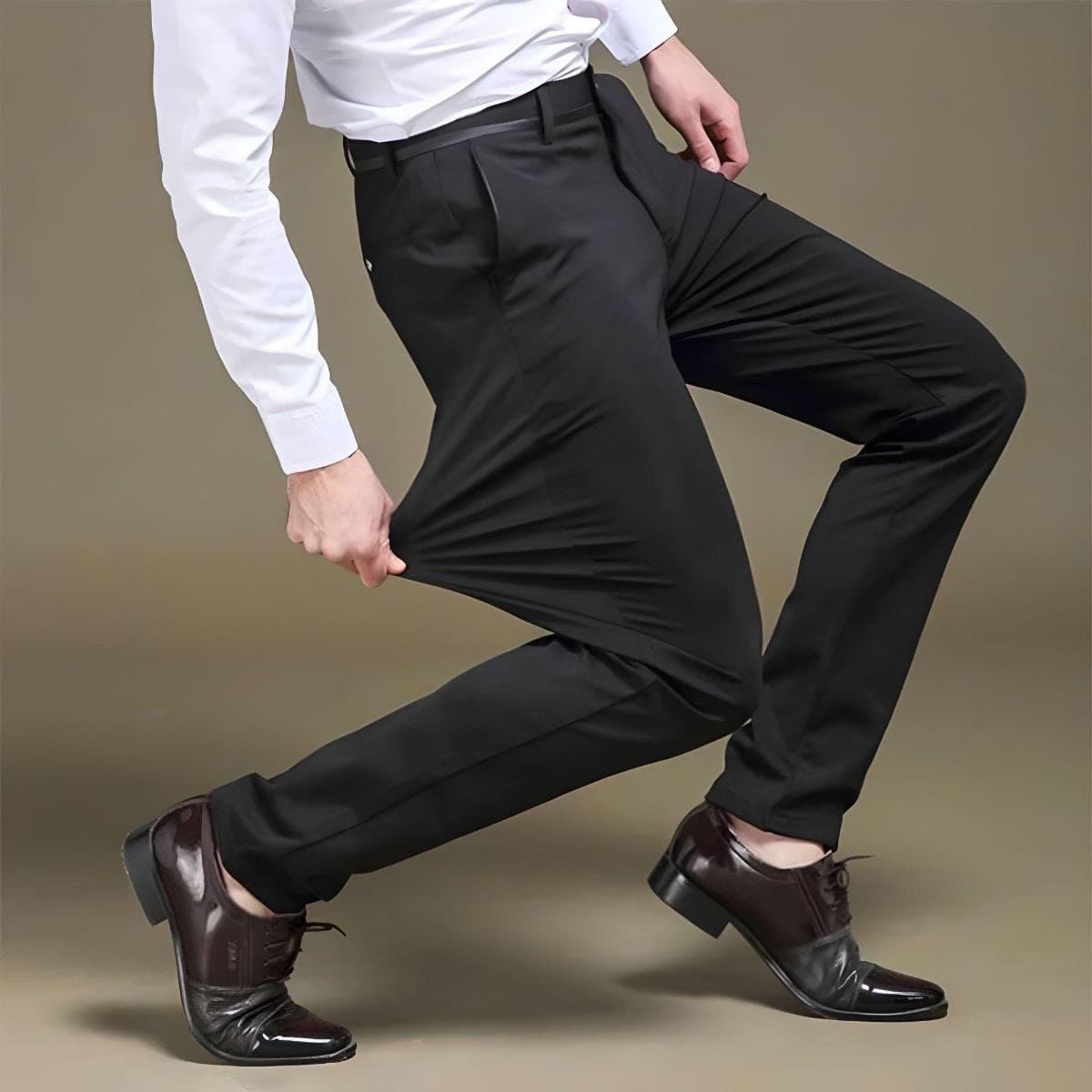 Klassieke Heren Broek met Stretch